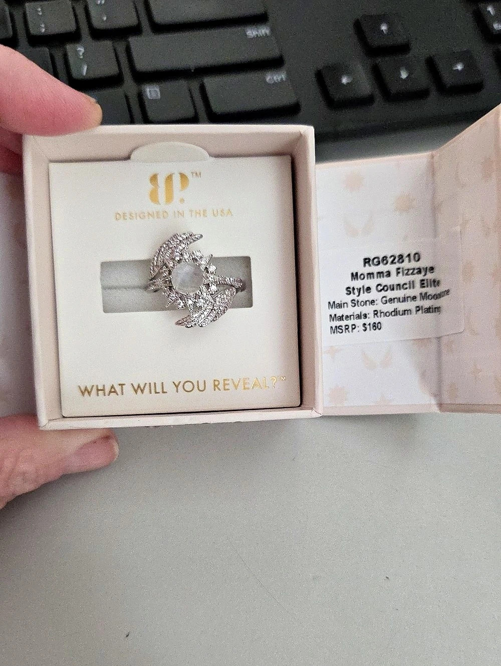 Bomb Party Momma Fizzaye Ring Size 9 NWT